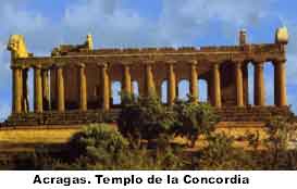 Templo da Concordia, en Akragas
