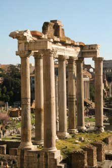 Templo de Saturno, no Foro de Roma