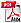 Icono del formato PDF
